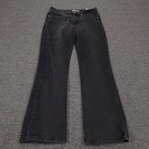 Levis 315 Shaping Bootcut Jeans Womens 30 Black Charcoal Wash Mid Rise 30x29